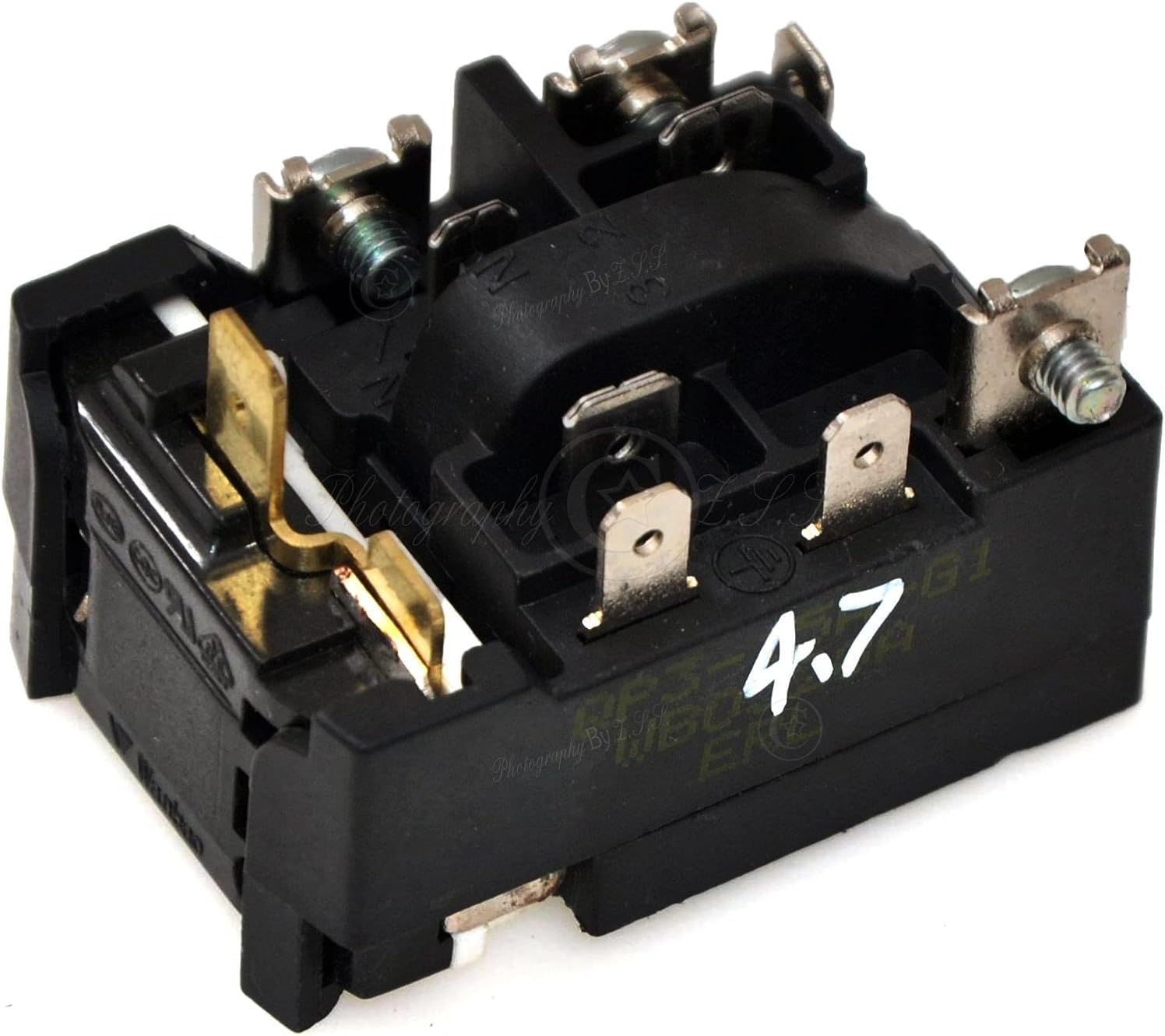 QP3-4.7A-G1 Refrigerator Compressor PTC Start Relay Fridge Motor Starter and Overload Protector For Haier Midea Combi Fagor RoyalStar FRESTECH Hisense etc.