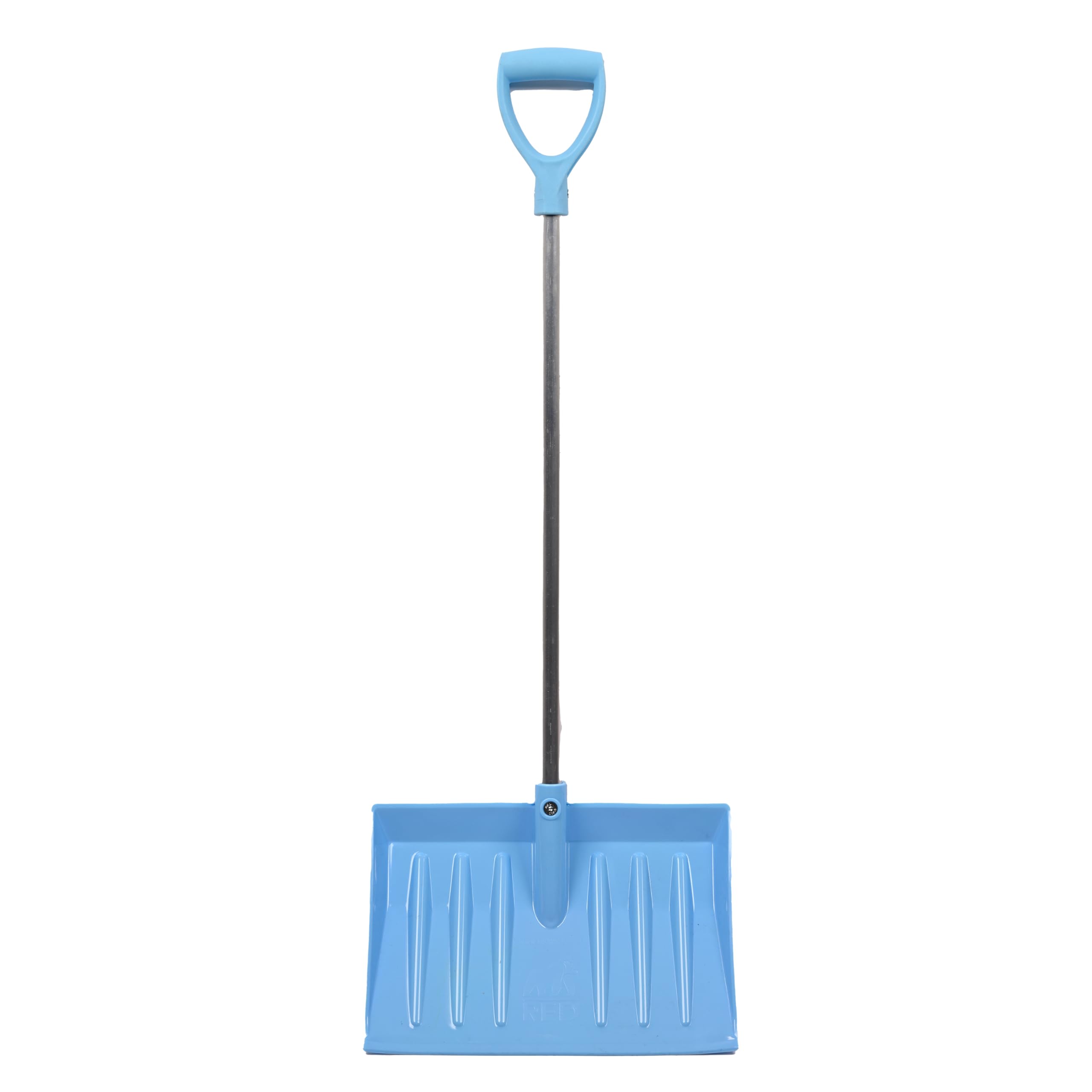 Red Gorilla Small Multi Shovel with D-Grip Handle Short Multi-Purpose Spade Lightweight Tool for Mucking Out Stable Garden Compost or Snow Shovel (Sky Blue)