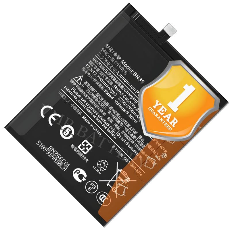 Image of Original BN35 Battery Compatible for Xiaomi Redmi 5 (MDG1, MDI1) - (3300mAh) - 1 Year Warranty K7