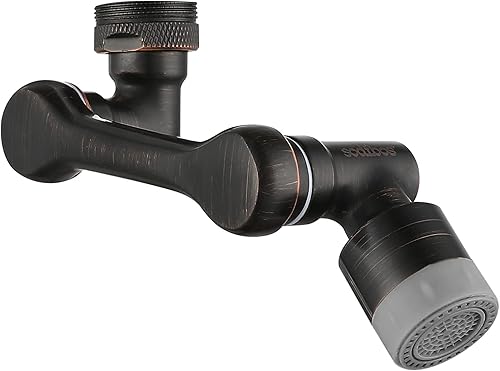 Extensor de grifo universal mejorado, accesorio de grifo giratorio de 1080 con aireador, dos salidas de agua, extensión de grifo de filtro giratorio