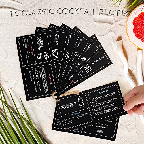 Premium Mixology Cocktail Shaker Set | 4 Piece Bar Tool Set, Silver Bar Set Cocktail Shaker Set for Drink Mixing - Includes Martini Shaker, Jigger, Bar Mixer Spoon + Free Cocktail Recipes | Gift Idea - Image 6