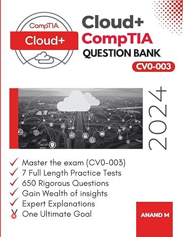 Amazon.com: COMPTIA CLOUD+ | QUESTION BANK, MASTER THE EXAM (CV0-003 ...