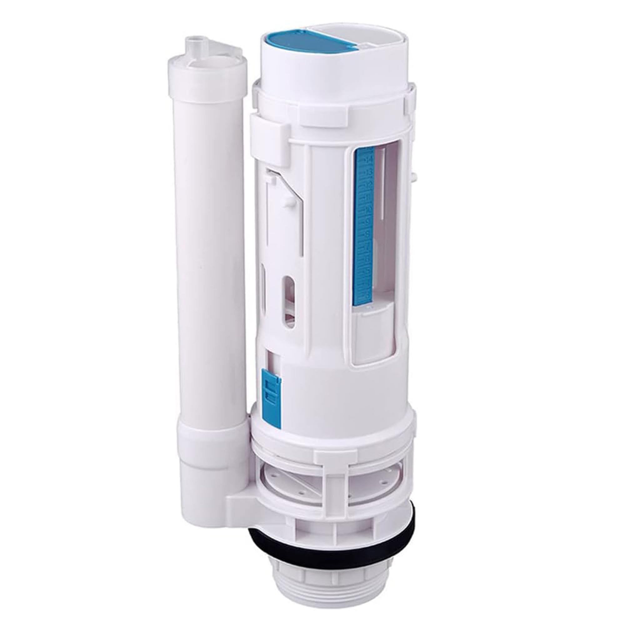 Jokerzi Toilet Drain Valve Double Button, Toilet Flush Buttons Dual Flush Water Saving Chrome For Ideal Cistern Tank