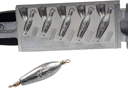 Do It Mold Trolling Sinker Sz: 1/4, 3/8, 1/2, 5/8, 3/4 oz