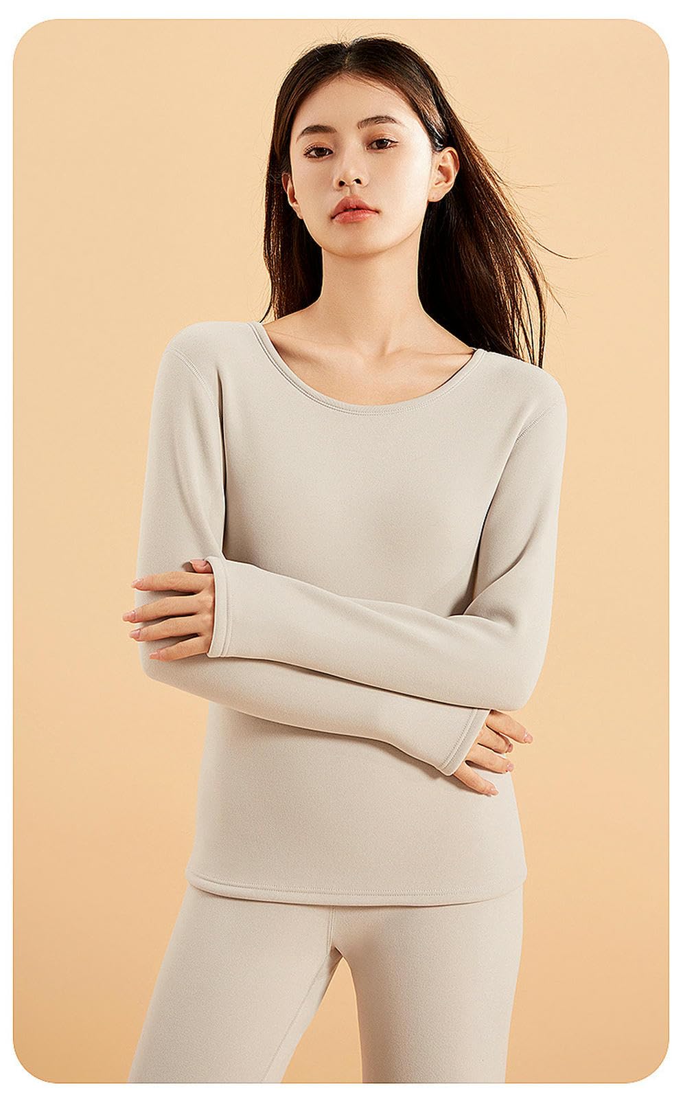 sous-Vêtements Thermiques Automne Et Hiver Extra Épais Koala Toison Chaud-Noir-m
