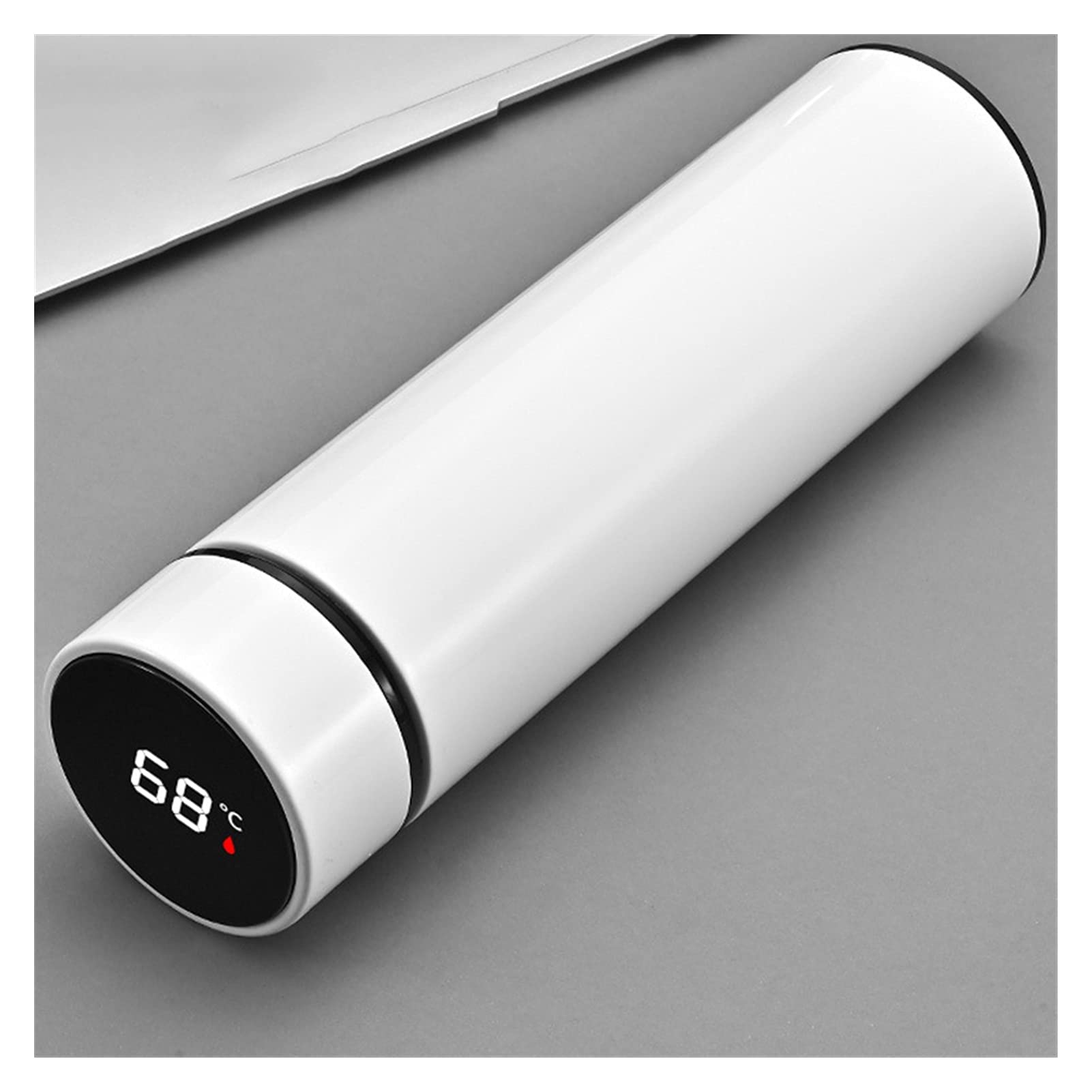 Taza térmica de Acero Inoxidable de 500 ml con Pantalla Inteligente de Temperatura, Botella térmica al vacío para el hogar, la Oficina, Viajes, té, Agua y café.
