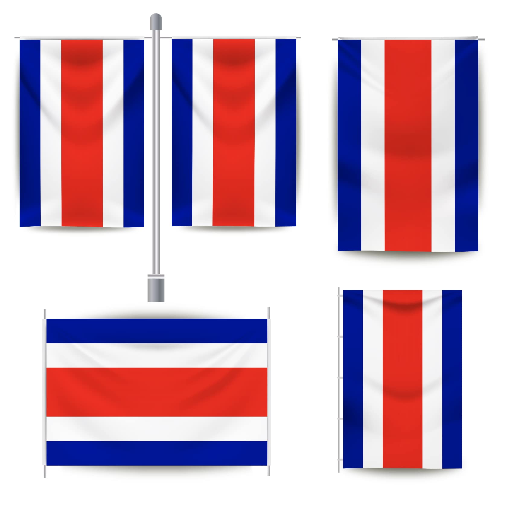 Costa Rican Flag String Snapklik.com : YongFoto Costa Rica Flag 6x10ft Costa Rican Flags Banner ...