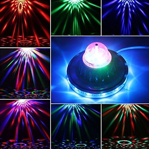 SurSynch Led Party Lights Color Changing LED Disco Light Mini Strobe Lighting with 51pcs LEDs Effects Gifts for Kids Birthday Decoration Karaoke Holiday House Celebration