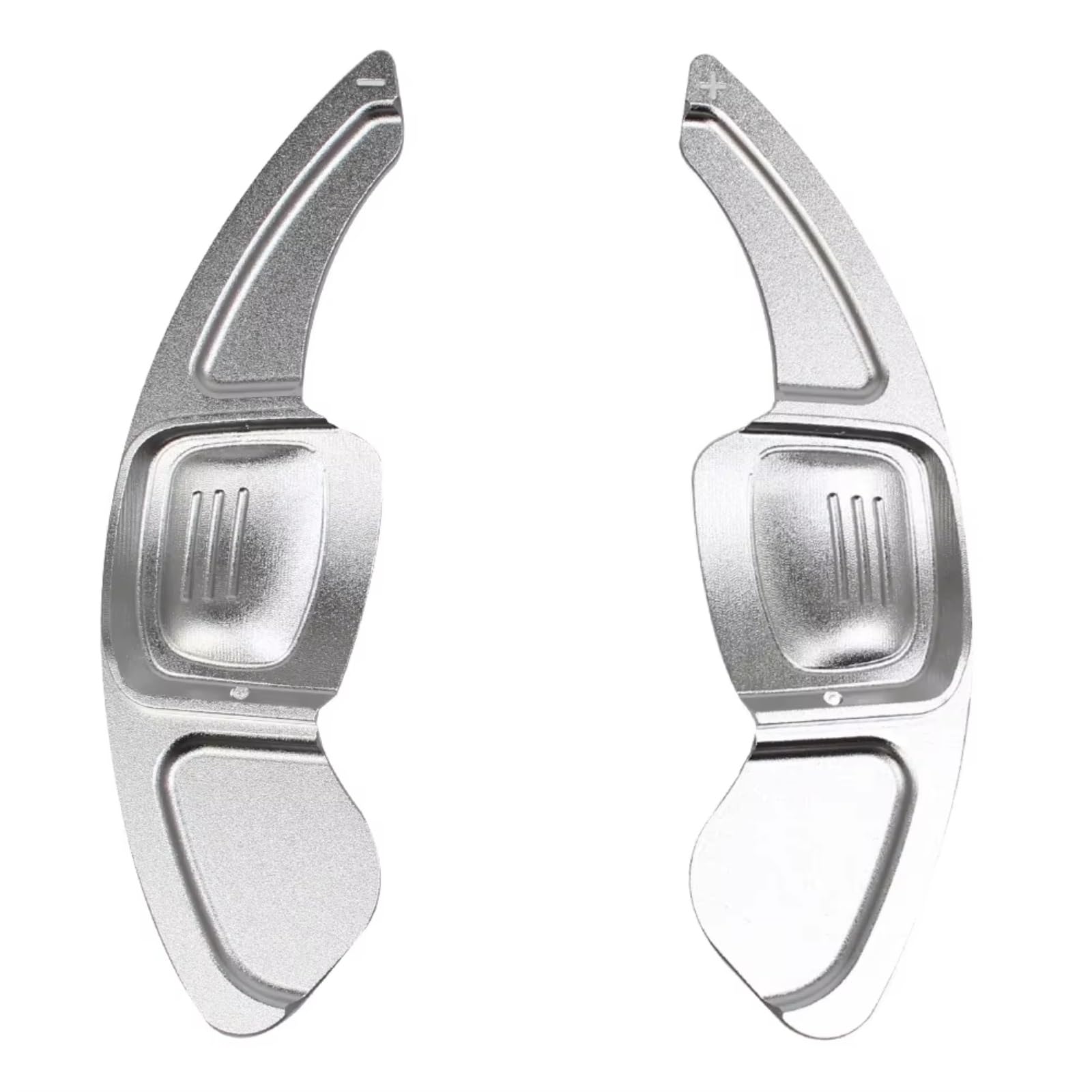 Ymnhbik Silver Gear Shift Paddles Compatible With Vw For Atlas For Teramont For Tiguan For Allspace 2017 2018 2019 Car Steering Wheel Shift Paddle Extension Shifters(Silver)