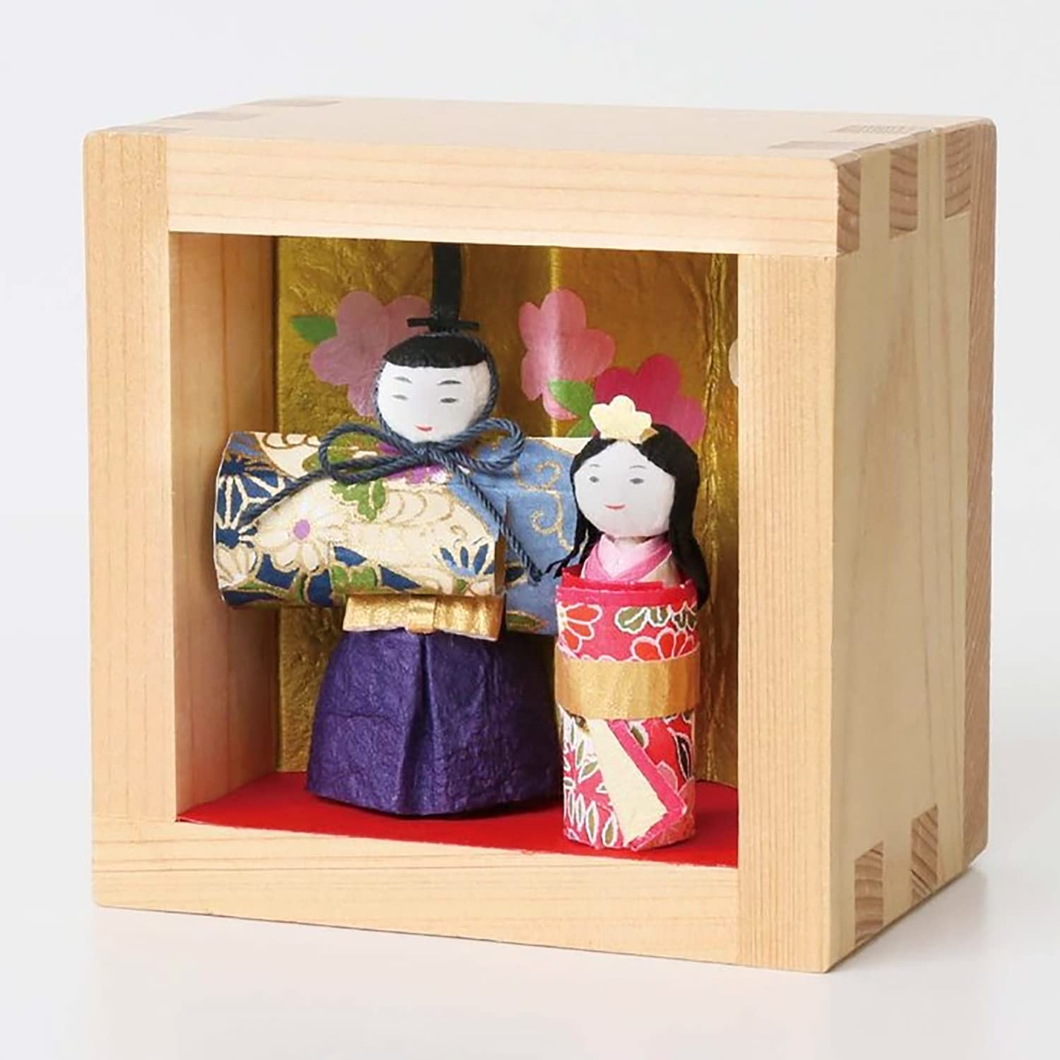 Amazon | めでたや 季節ます おひな様 雛人形 ひなまつり 和紙 置物