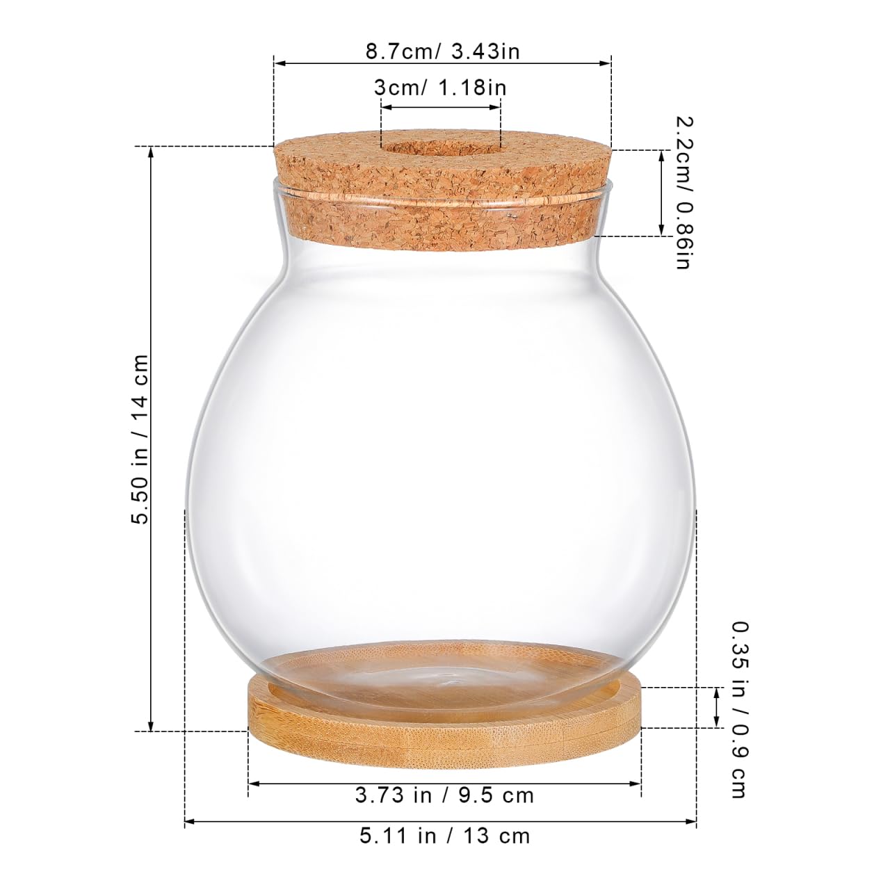 Aquarium hydroponique de bureau avec base en verre Betta Aquarium décoratif pour plantes pour la décoration