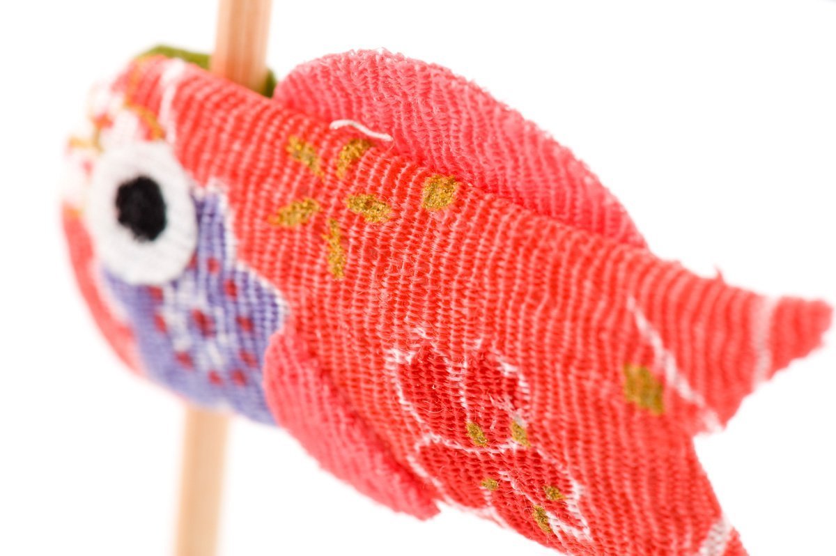 リュウコドウ 五月人形 三本立ち 鯉のぼり 間口21cm x 奥行3cm x 高さ15.5cm - 4