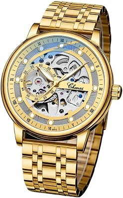 Luxury Automatic Mechanical Mens Watches Leather Strap Waterproof Luminous Sapphire Mirror Man Gifts Wristwatches