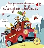  Mes premières chansons d\'engins et bolides – Livre sonore et éveil avec 6 puces sonores – Bébé dès 6 mois