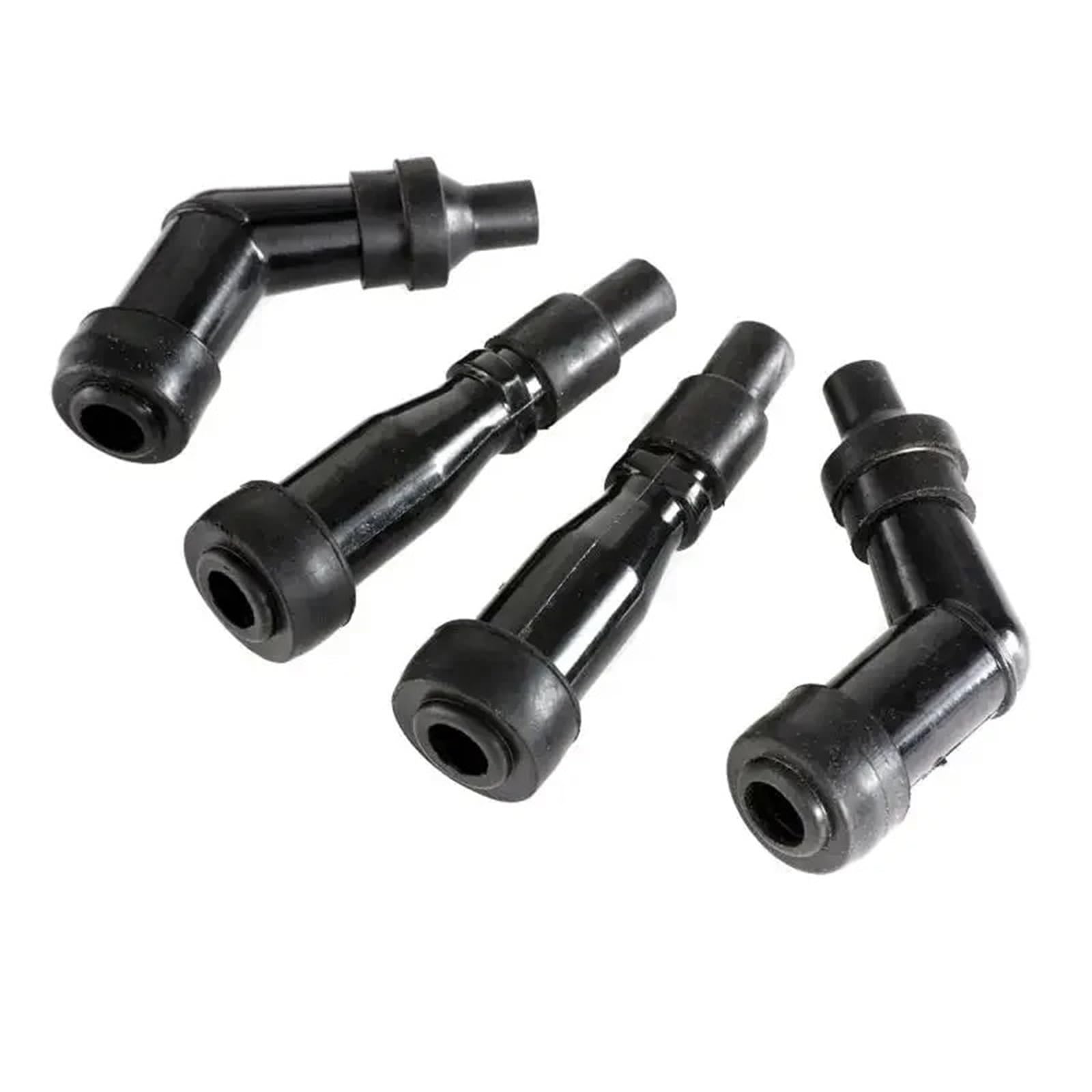 Genérico para Suzuki GS550 GS750 GS850 GS1000 / 2 Bobinas De Doble Salida + 4 Ohmios con Tapas Bujías Juego Encendido 33410-45012 Bobina Encendido para Motocicleta