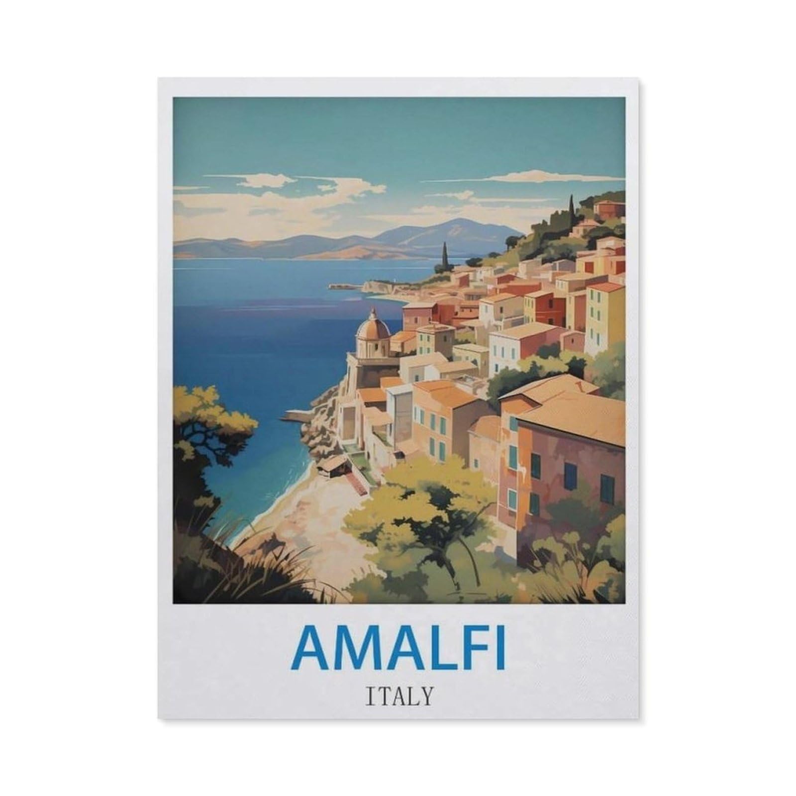 BEAYODKP DIY Diamond Art Kits，Amalfi Italy（40x50cm）
