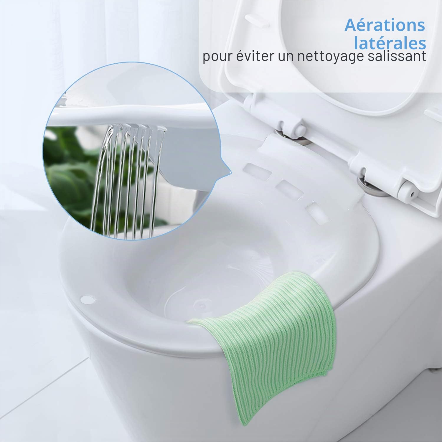 Bains de siège pour toilettes - Bassin de bain Sitz portable pour traitement des hémorroïdes, soins post-partum, femmes enceintes, périnéales, Soulagement de l'épisiotomie par trempage, et âgées