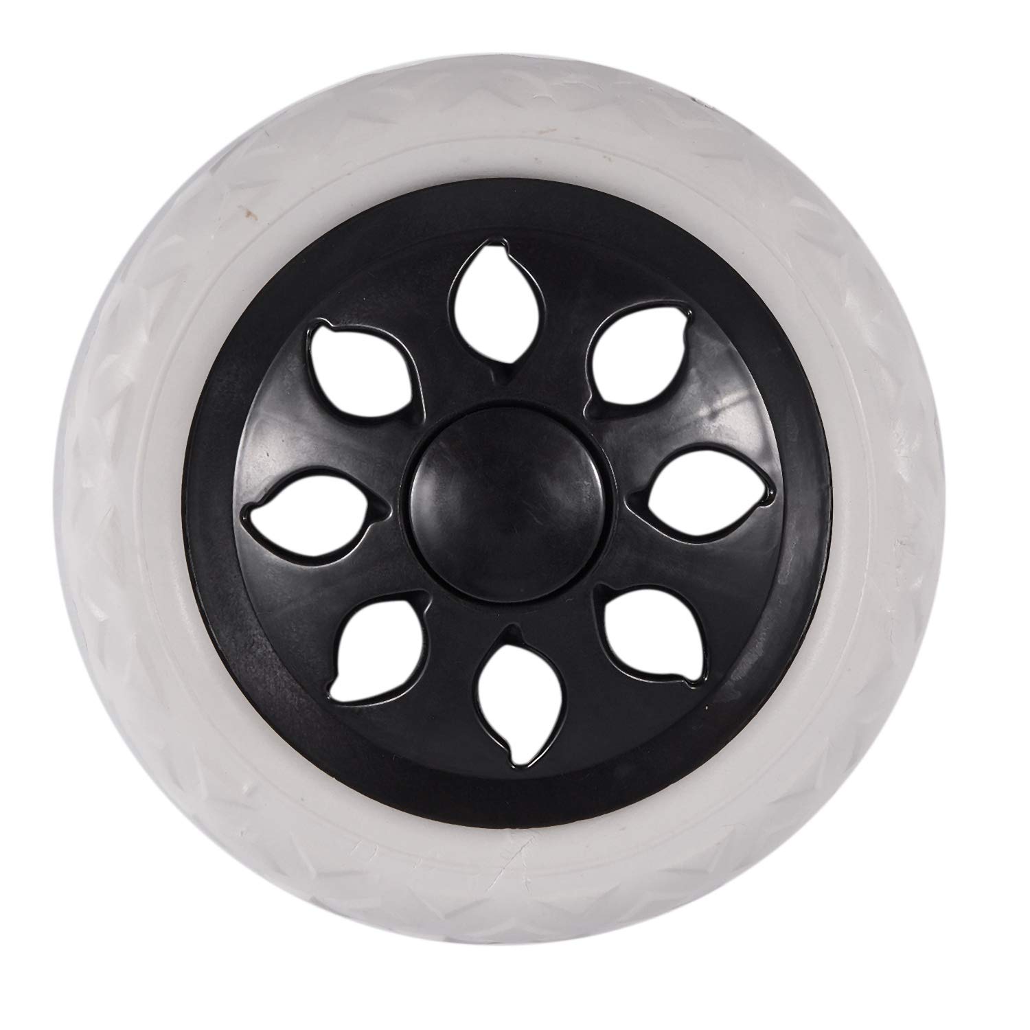 PENGY Black White Plastic Core Foam Cartwheel Casters
