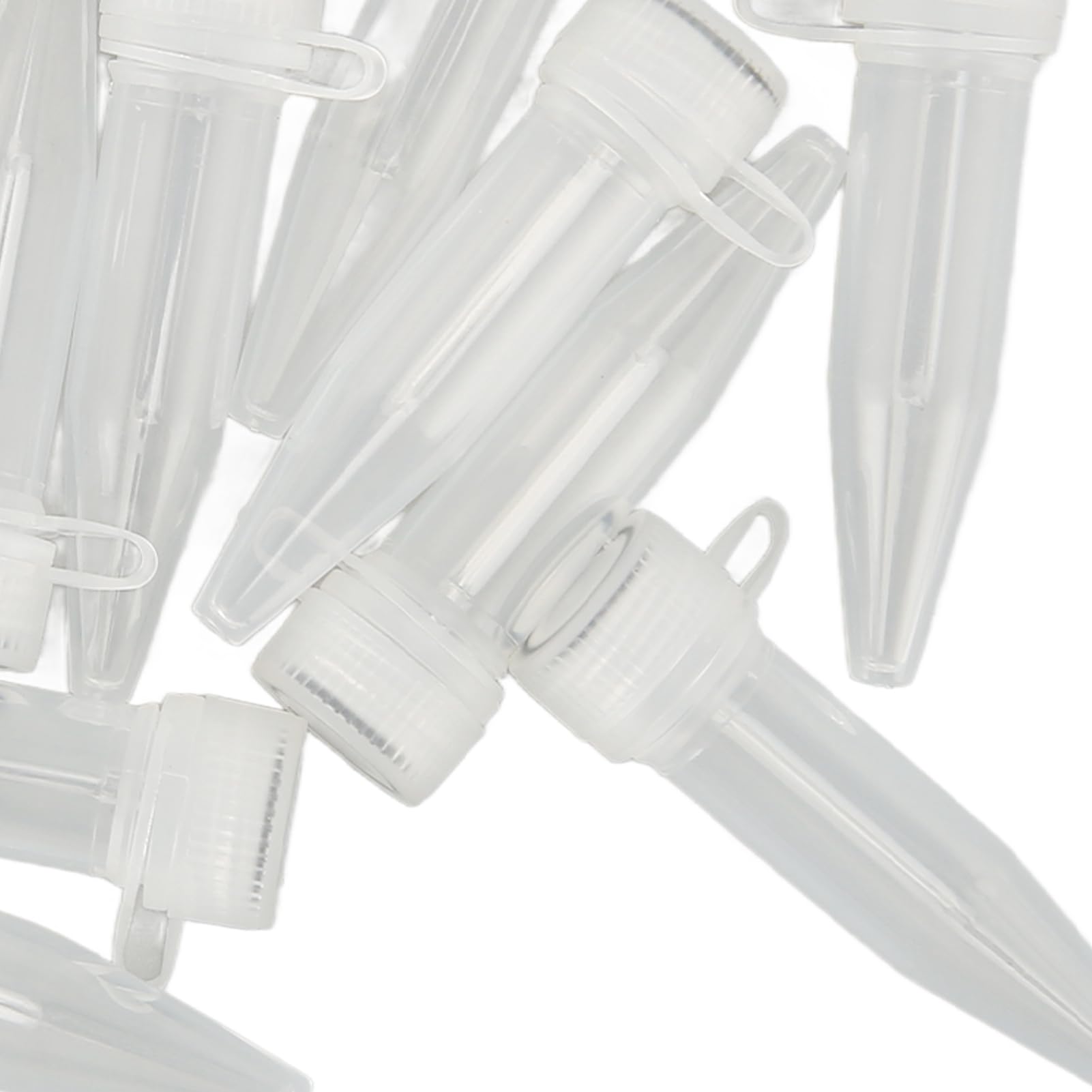 Provette per Microcentrifuga, Confezione da 500, Provette per Centrifuga Sicure da 1,5 Ml, Polipropilene a Prova di Perdite per Forniture di Laboratorio (Fondo appuntito)
