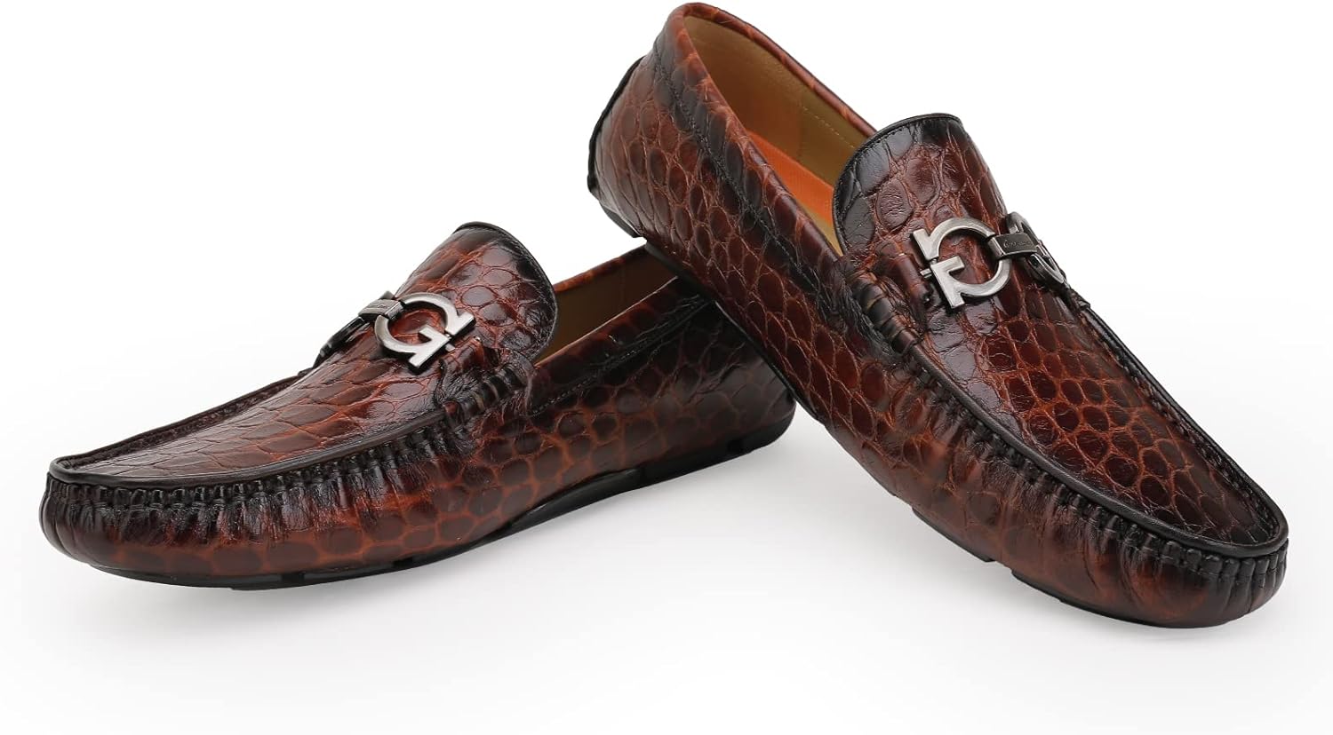 Men's Driving Moccasins Dress Shoes, Leather Casual Slip On Breathable Penny Loafers for Men - Image 6