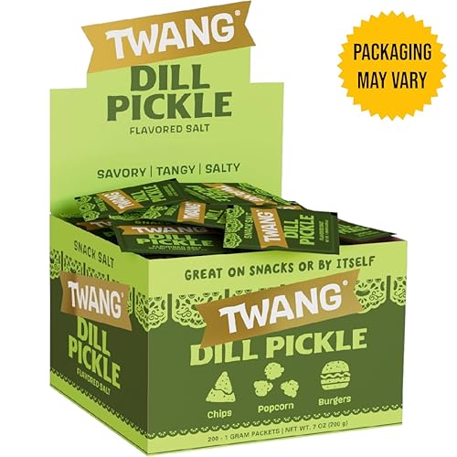 Miniatura 3 de Twang erz Snack Topping, Pickle, paquetes de 0.04 oz (paquete de 200)