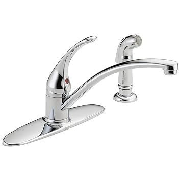 Delta B4410LF Foundations Single-Handle Kitchen Faucet, Chrome