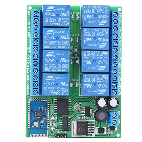Preisvergleich Produktbild 12V 8-Kanal-Bluetooth-Relay-Modul-Fernste... für Android