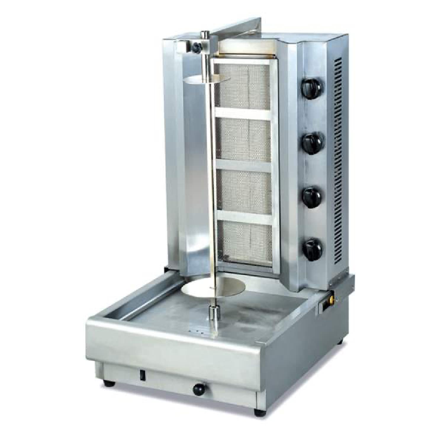 Ristoattrezzature Macchina Doner Gyros - Cuoci Kebab - A Gas - 25/30 kg