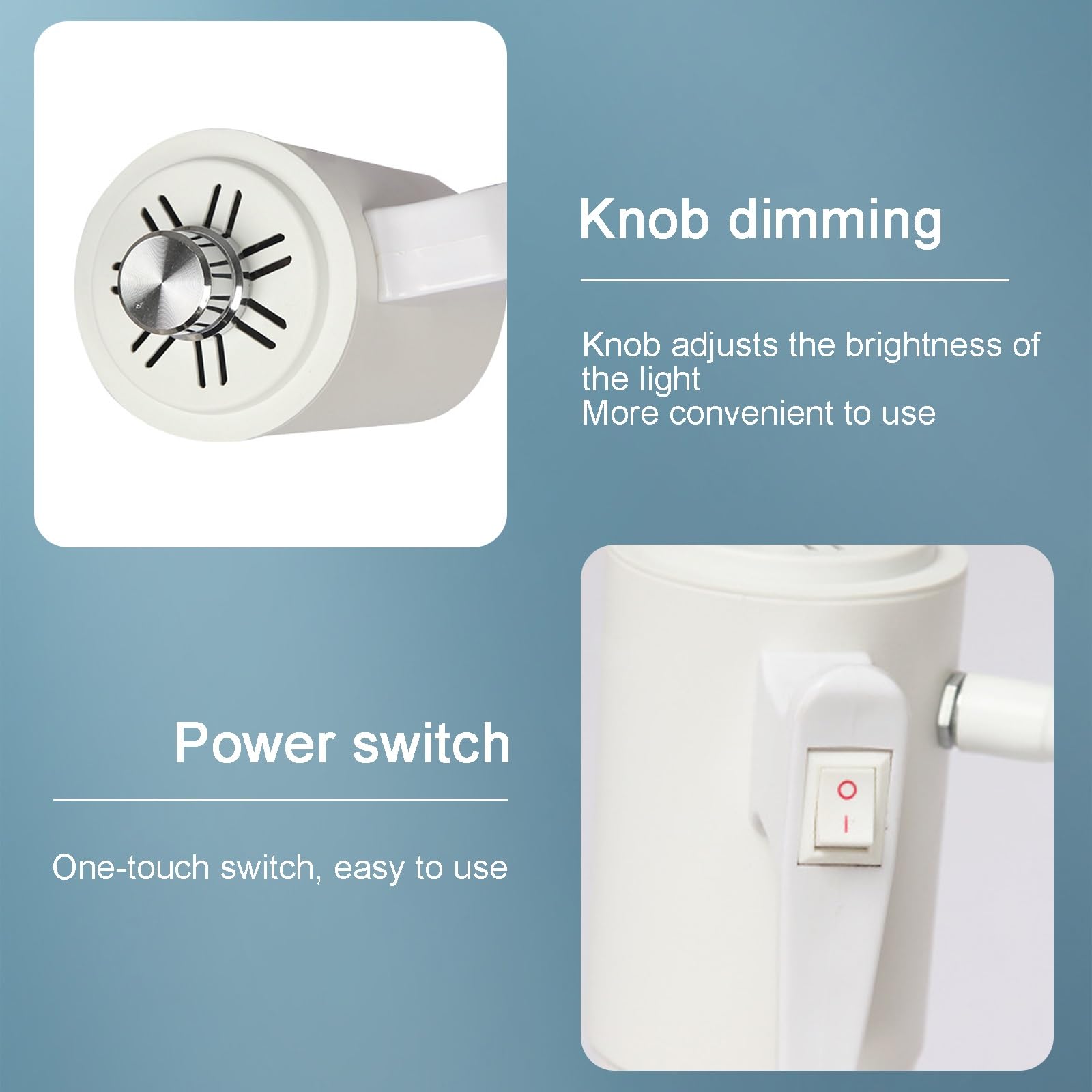 12 W Chirurgische LED Untersuchungslampe, Op Untersuchungsleuchte Mobile, 12 Loch Untersuchungslampe für Zahnärzte, mit Federlampenarm und Metalllampenschirm