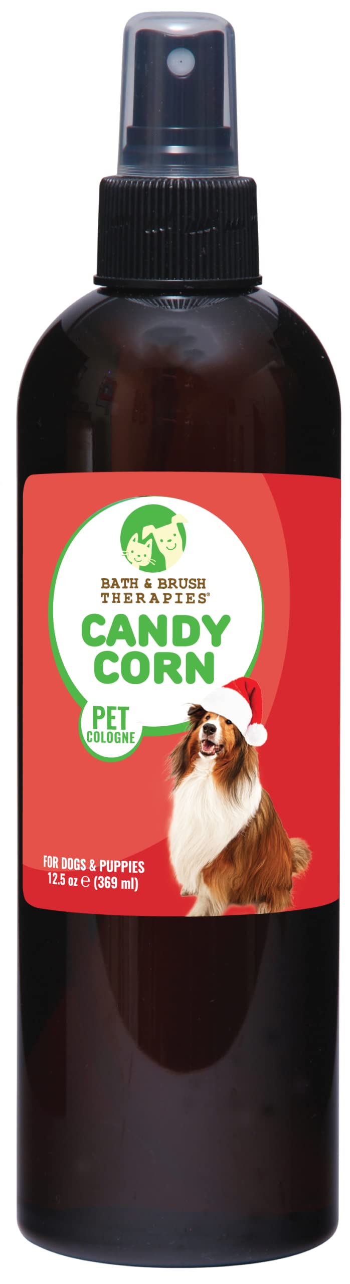 Bath & Brush Therapies® Candy Corn Dog Cologne 12.5 oz | Dog Perfume Long Lasting | Deodorizing Spray