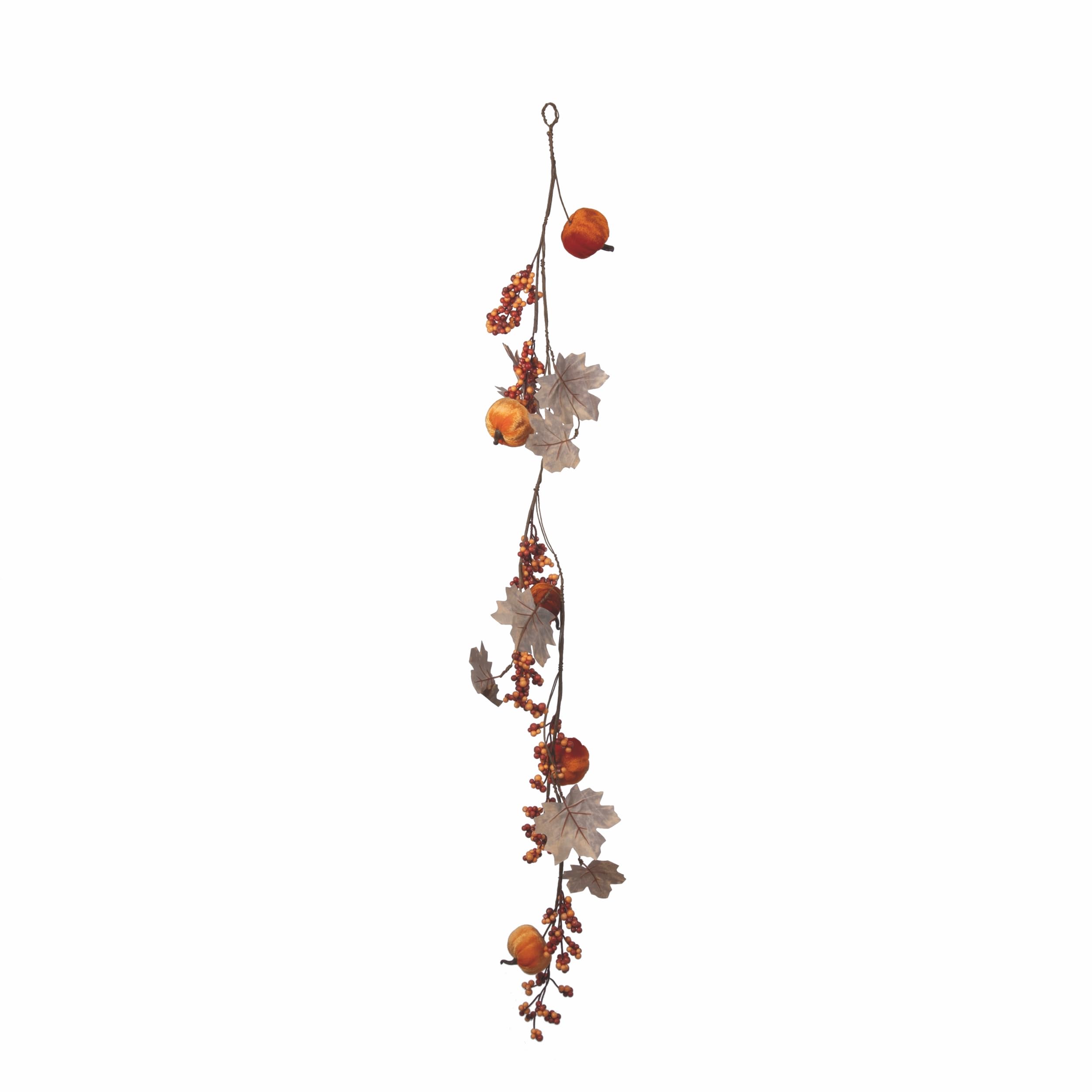Villa d'Este Home Tivoli Pumpkin Leaf Berry Branch Decoration