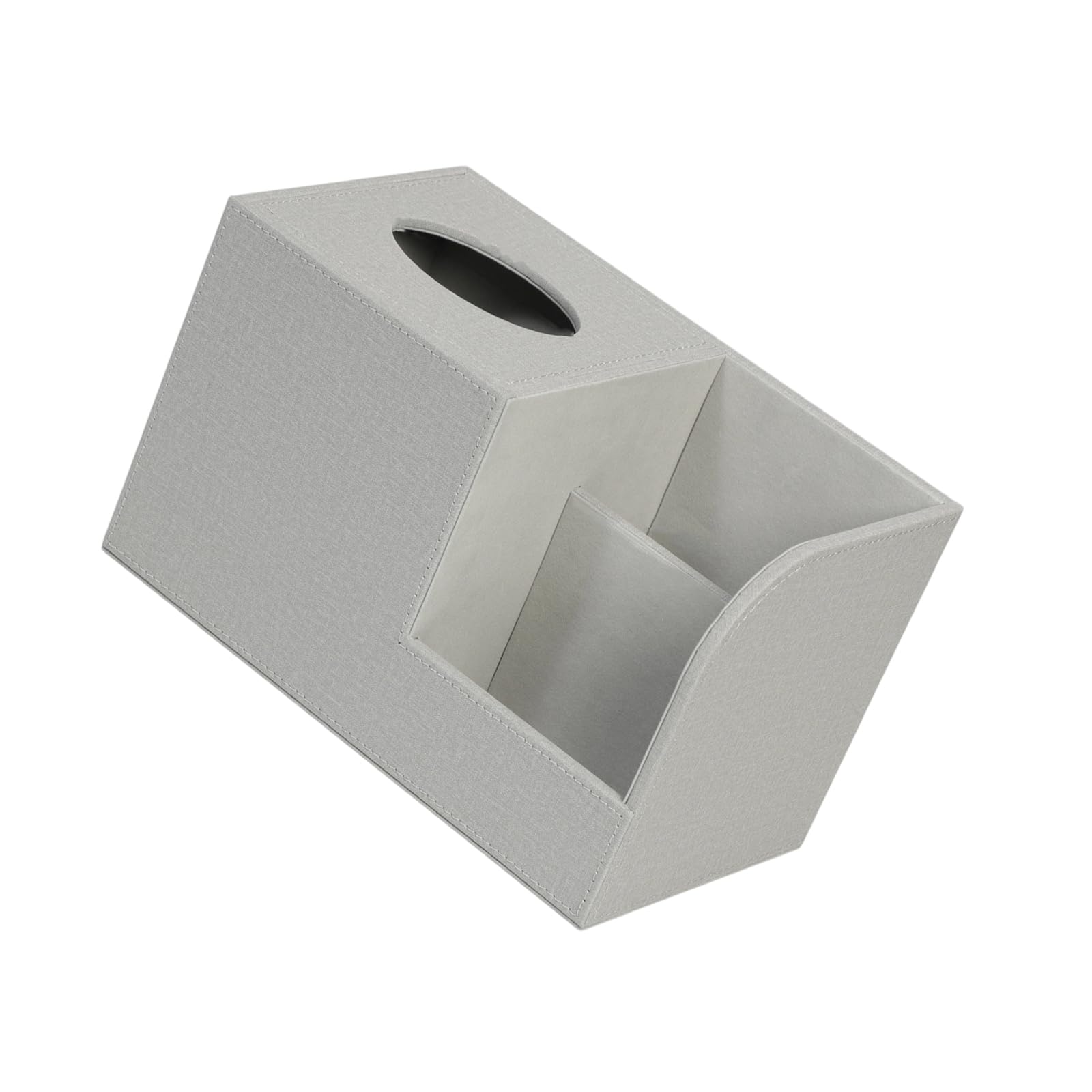 Xinsheinelry Leather Tissue Box Case for Kitchen Counter Living Room Decoration Remote Control Holder Leather Napkin Holder
