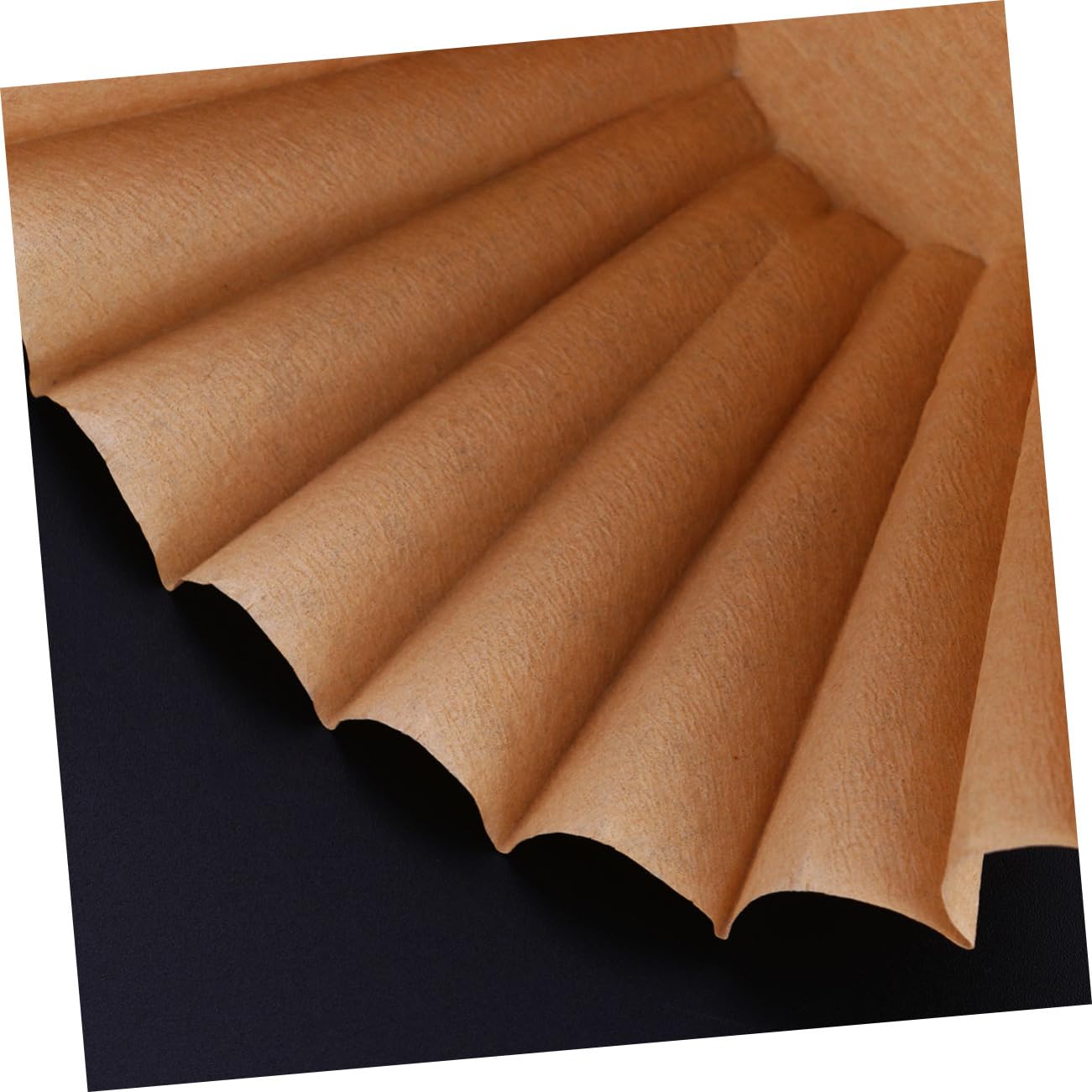PRETYZOOM 100piezas Filtros De Café Desechables Sin Blanquear Compatible Máquina De Café Diseño De Conos Color Madera Olores