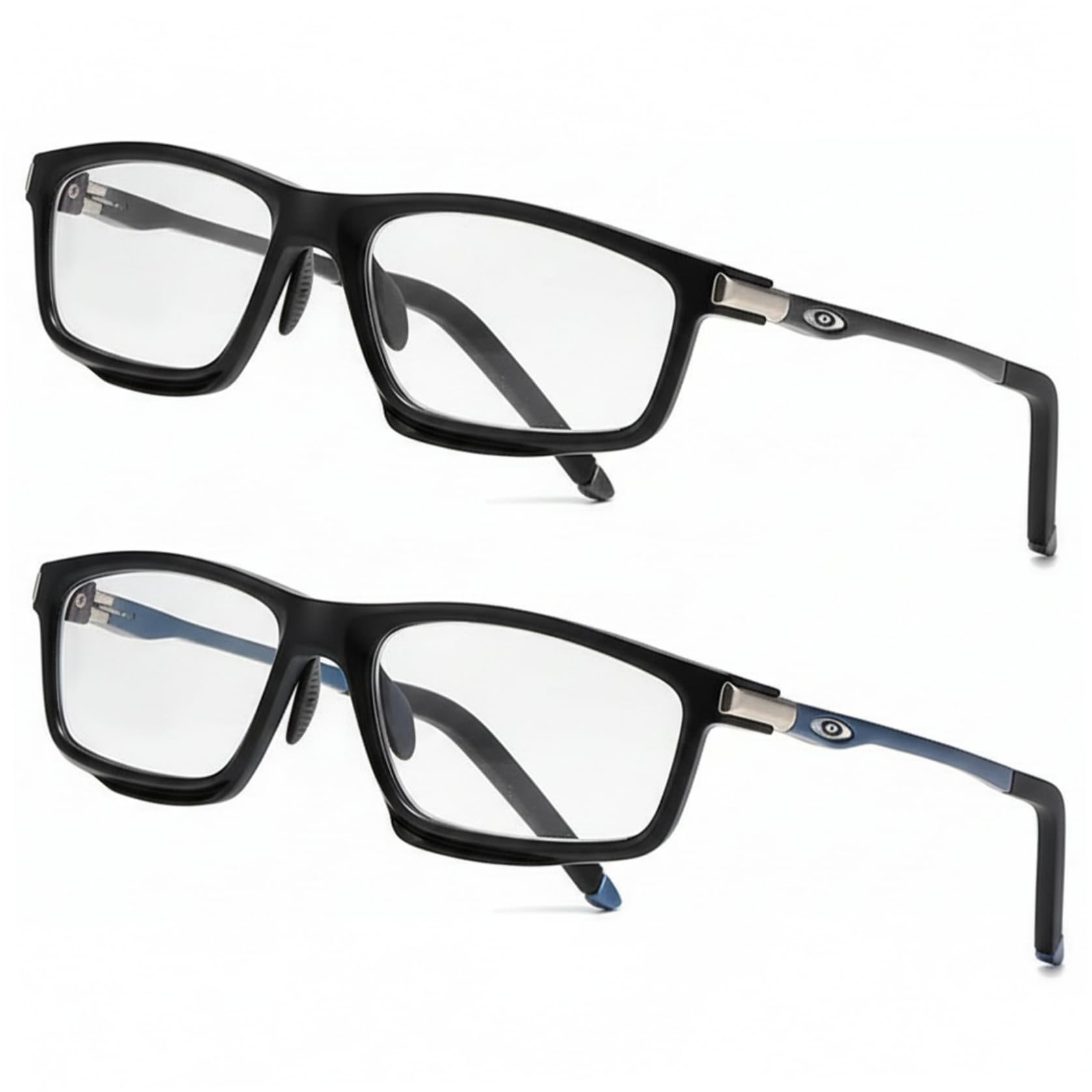 Uanqfegy Photochromic Progressive Reading Glasses 2Pcs, Blue Light Blocking Multifocus Lens with Spring Hinges for Men Women, 150°