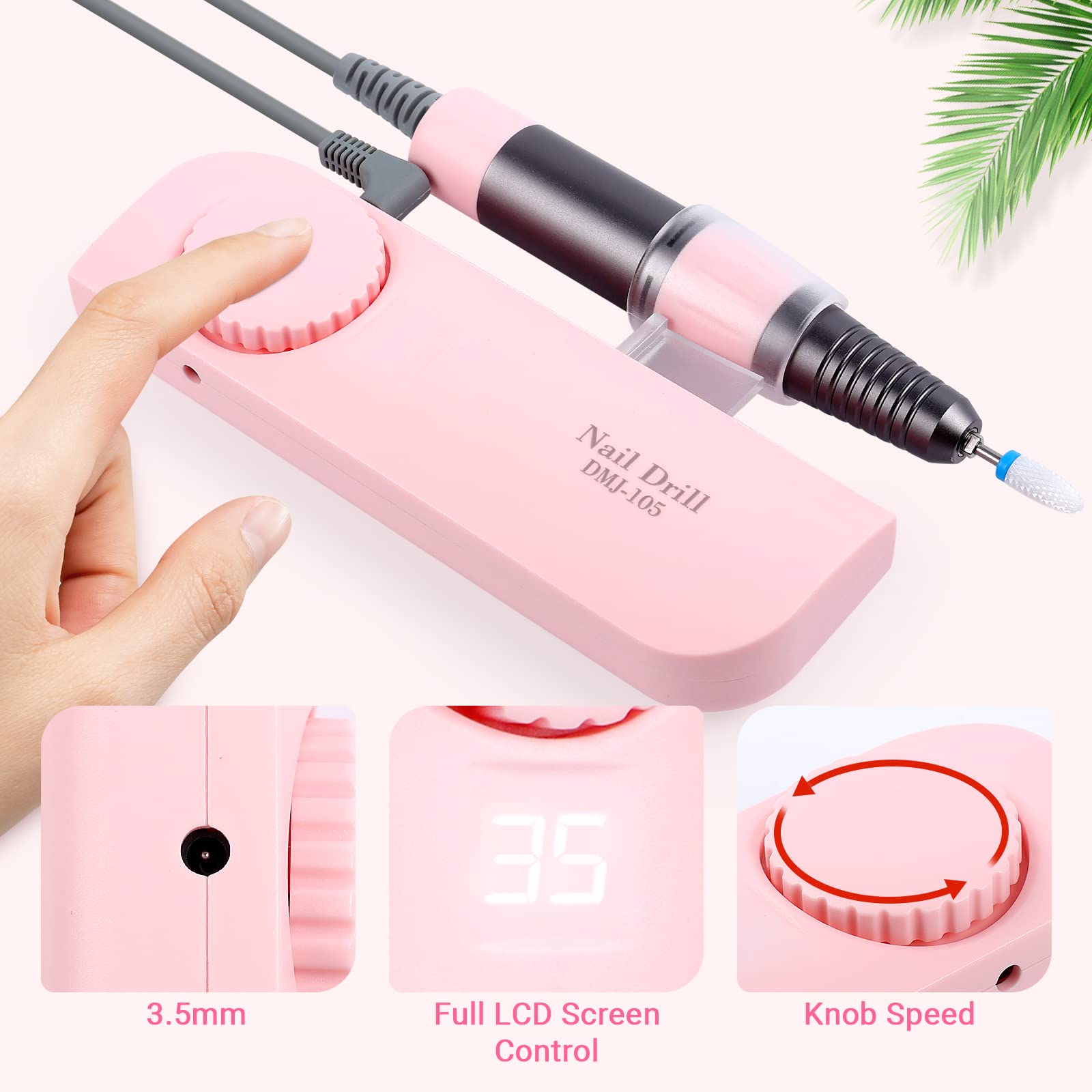 Amazon.com: SAVILAND Electric Nail Drill – (Coreless Motor