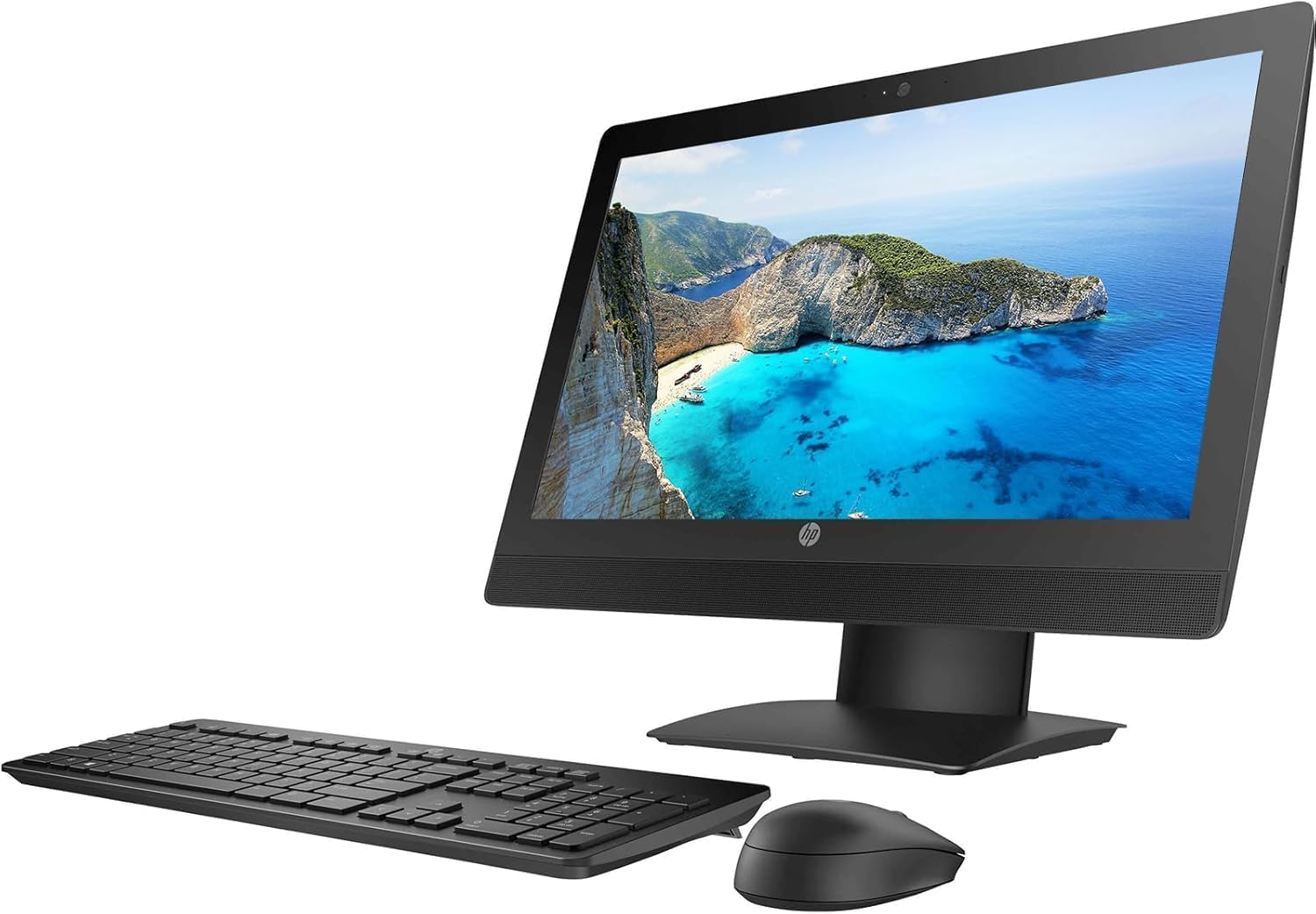 HP ProOne 600 G3 todo en uno Ordenador de sobremesa, FHD 21.5" (1920 x 1080), Intel i5-7500 3.4GHz, 8 GB de RAM, SSD de 256 GB, teclado QWERTY de EE. UU., ratón, USB WiFi, Windows 11 Pro — view 3