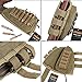 EXCELLENT ELITE SPANKER Tactical Buttstock Shotgun Rifle Shell Holder for Cheek Rest Ammo Holder Pouch(Coyote Brown)