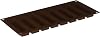 silicomart 26,184.77,0065 SF 184 Silicone Baking Mold for Chocolate Brown (32.5 x 12.5 x 2 cm)