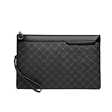 large clutch wallet Capacité : grand espace intérieur parfait pour organiser des documents, tablettes, téléphones et essentiels du quotidien