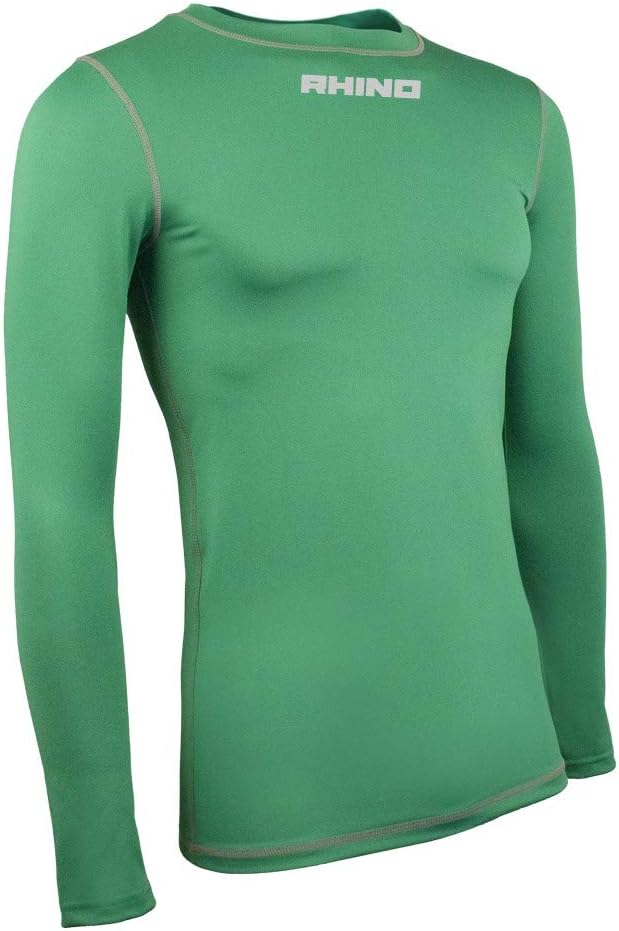 RhinoUnisex's Tagless Baselayer, Green, Medium