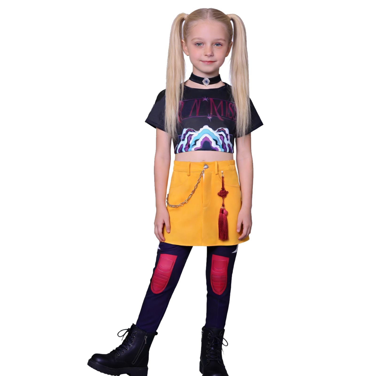 Girls Costume Halloween Cosplay Stage Clothes for Kid 6-12 Years Idol Movie Teen Outfit