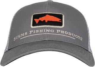 Trout Icon Trucker Hat – Snapback Baseball Cap with Trout Fish