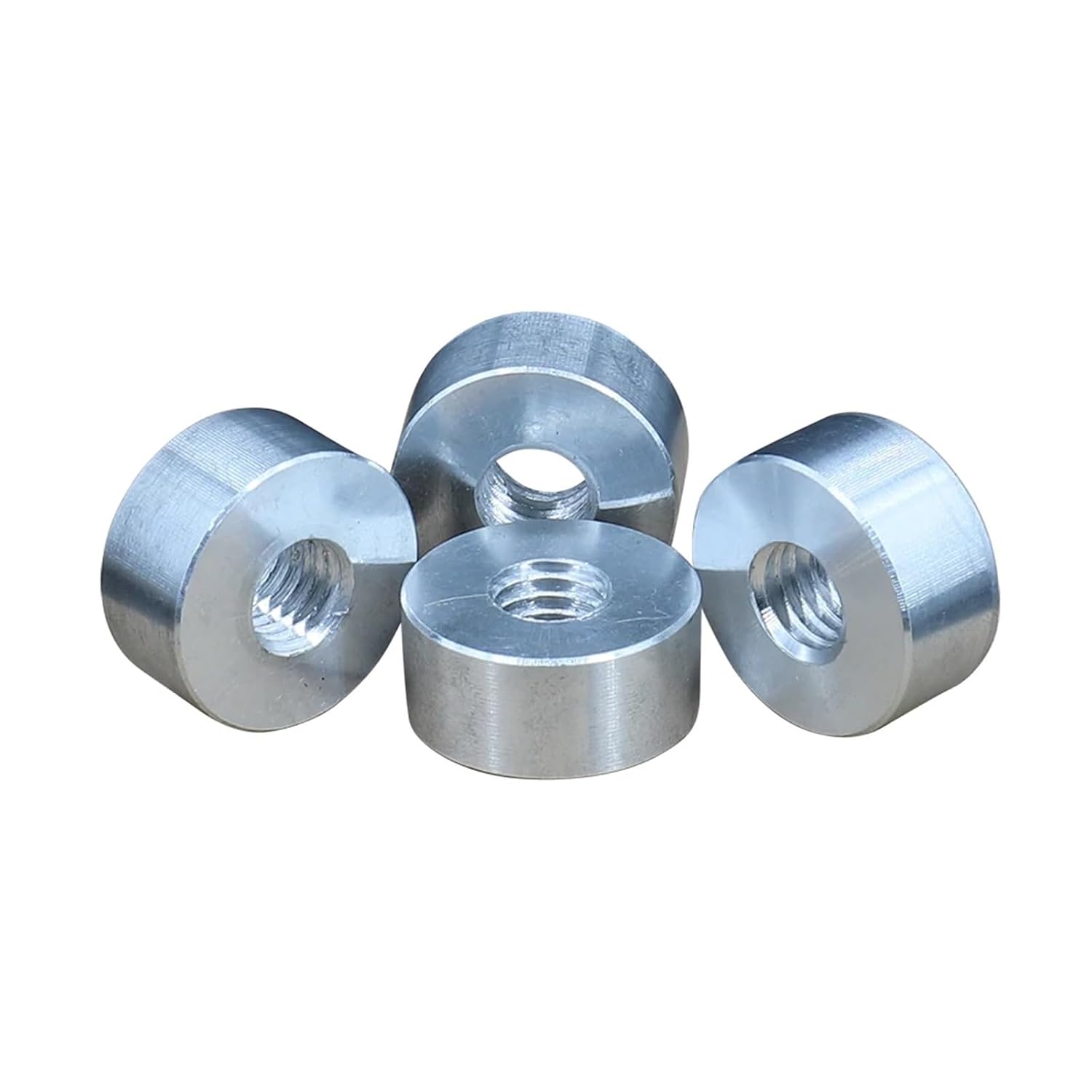 1PCS Aluminum Alloy Welded Nut M5 M6 M8 M10 M12 Internal Tooth Joint Shaft Sleeve Plug Welding Accessories(D16xHxM,M12xH8)