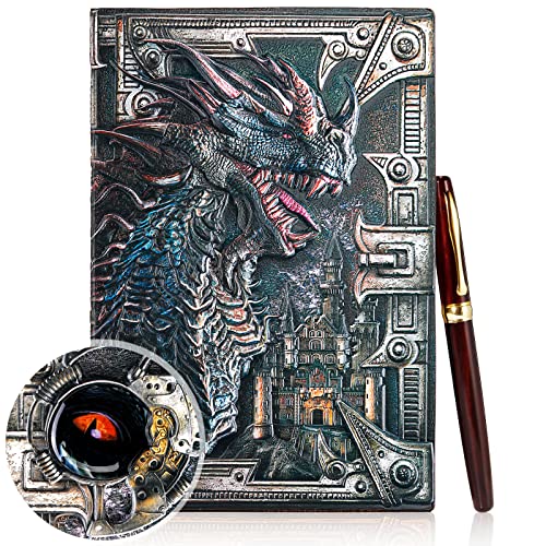 Journal en cuir gaufré haut de gamme format A5 avec couverture rigide