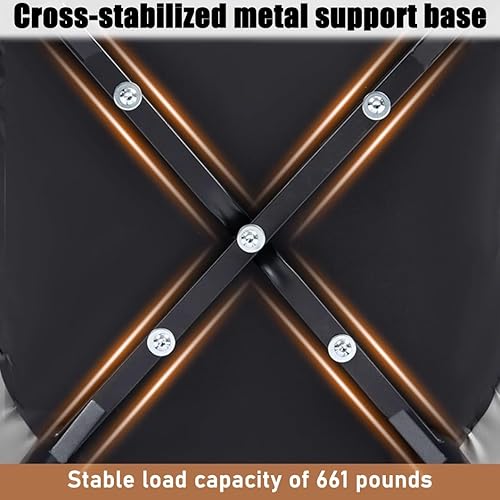 Miniatura 8 de YVYKFZD Leather Dining Chairs, Dining Room Chairs Set of 2/4, Kitchen Chair with Metal Leg and Backrest, Upholstered Comfy Side Chair, for Bedroom