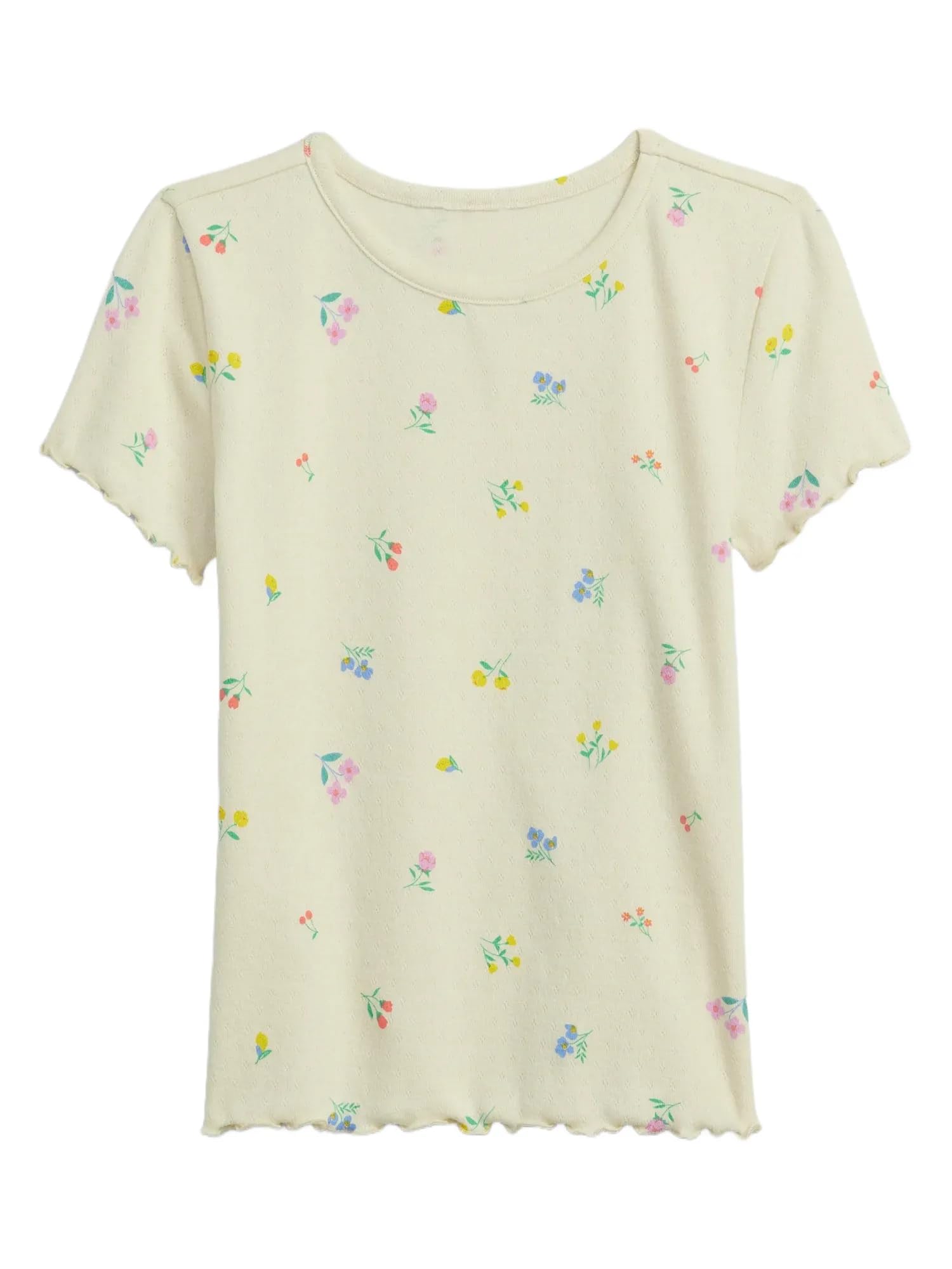 Gap Girls' Short Sleeve Ribbed Tee