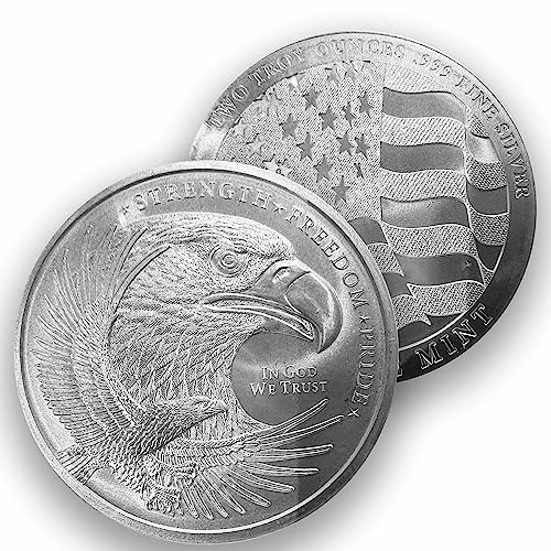 Double Eagle rond Silver Shine 56,7 g le cadeau commémoratif d'Amérique idéal