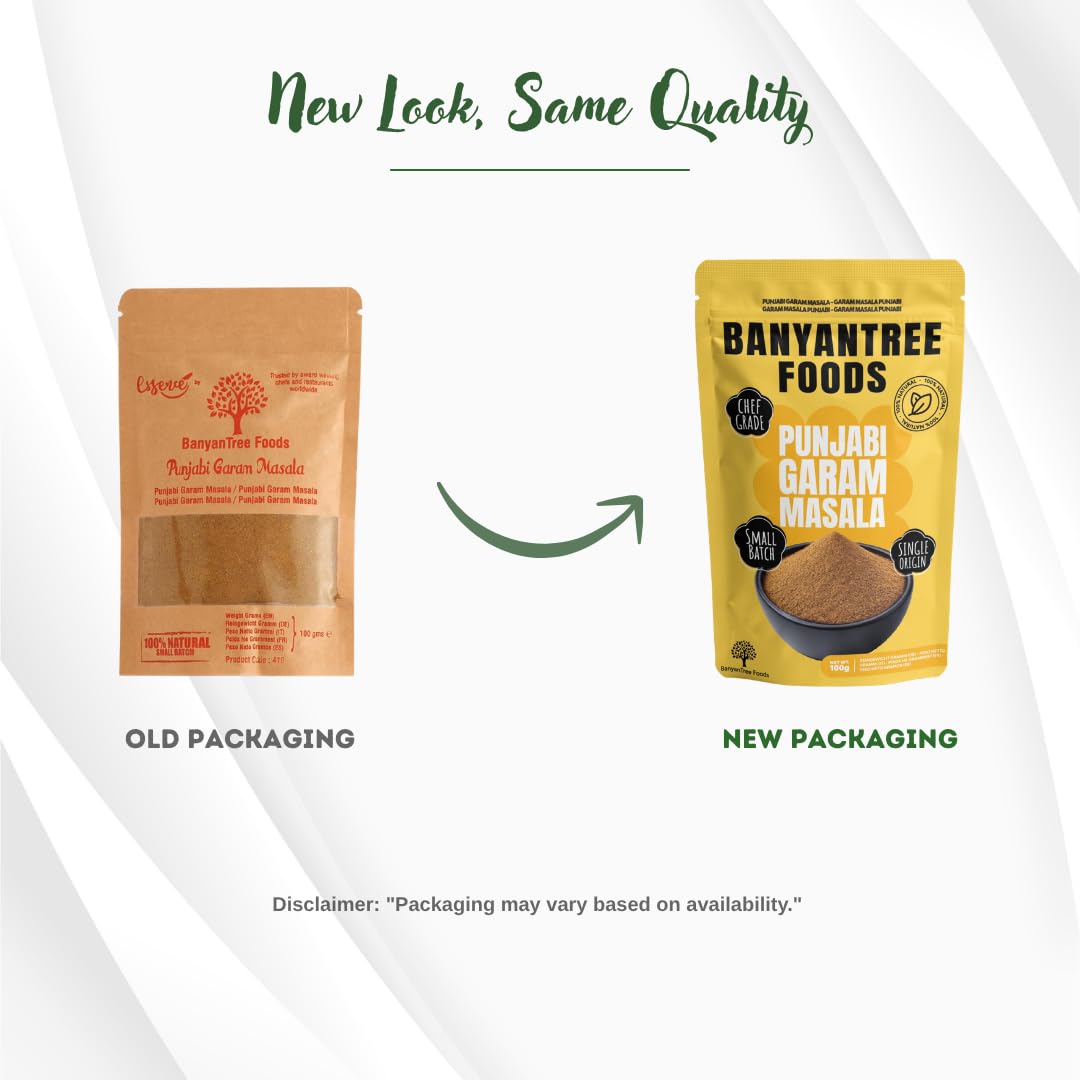 BanyanTree Foods Garam Masala,mezcla de especias (ganador del premio Great Taste Award) 100g
