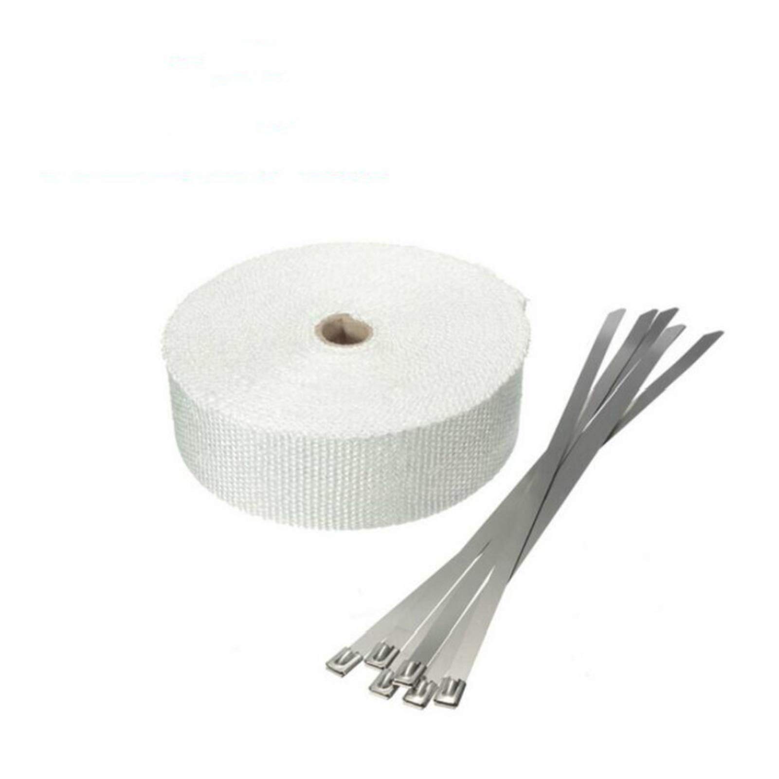 Uitlaatpijp Isolatietape Warmte-isolatietape,Hittebeschermingsband titanium kleur uitlaatband,zwart Motorfiets Uitlaatpijp Uitlaat Wrap Tape,gebruikt voor auto en motor uitlaatspruitstukken(zwart