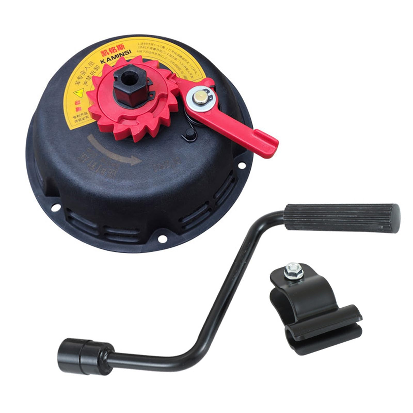 Easy Start Hand Crank Starter for 168 / 170F Gasolines Engines Not Pull Mechanism, Multi-Functional for Sprayers and Tillers Durability Starter